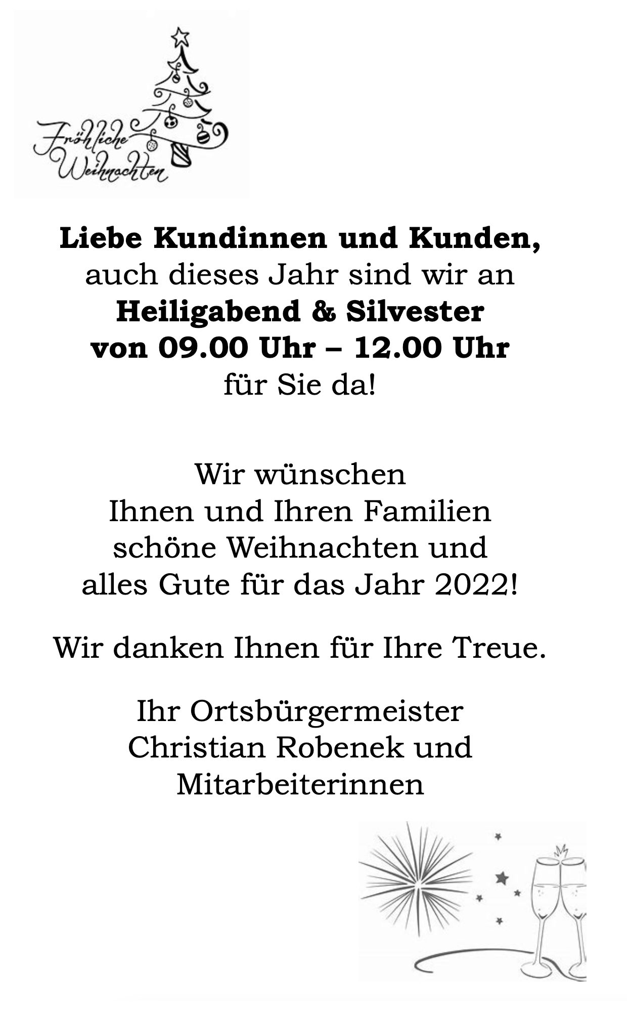 Öffnungszeiten