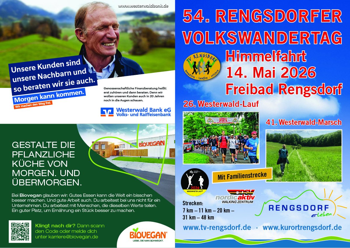 54. Rengsdorfer Volkswandertag, Himmelfahrt